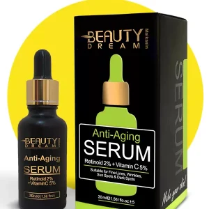 سرم تخصصي ضد چروک Retinoid ۲%+ ۵% Vitamin C