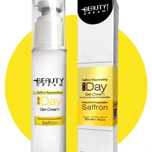 کرم روز جوانساز زعفران انکپسوله SPF۱۵ بیوتی دریم | روشن‌کننده ابری + لیفت فوری + ضدلک قوی